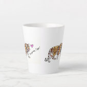 Go get 'em, tiger Mug Latte Mok (Voorkant)