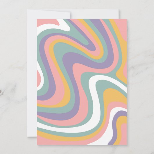 Go Ghouls Invitation d'anniversaire - Fille (rose) (Dos)