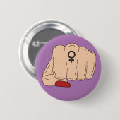 Go Girl Ronde Button 5,7 Cm (Voorkant /achterkant)