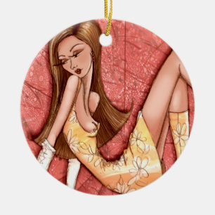Go-Go Girl Mode Decoratie Originele Kunst