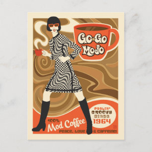 Go Go Mojo Coffee Briefkaart