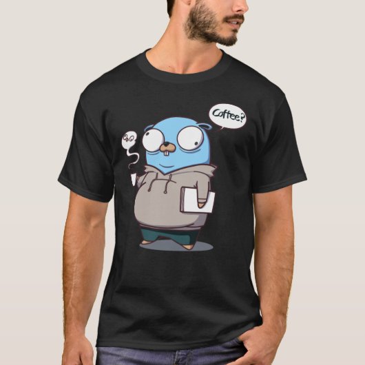 Gō Gopher Developer en Zijne Soul Classic T-Shi T-shirt (Voorkant)