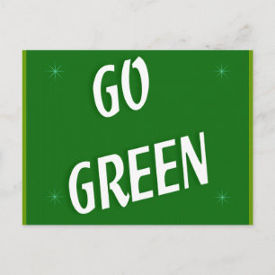 Go Green Briefkaart