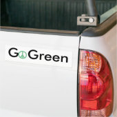 Go Green Bumpersticker (Op Truck)