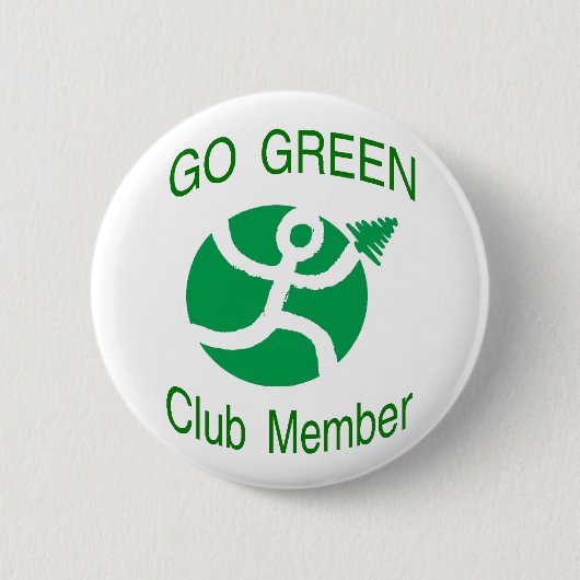 Go Green Club Member Button (Voorkant)