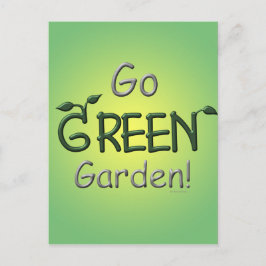 Go Green, Garden Briefkaart