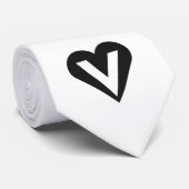 Go Green Go Healthy Go Vegan Stropdas (Opgerold)