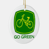 Go Green Keramisch Ornament (Rechts)