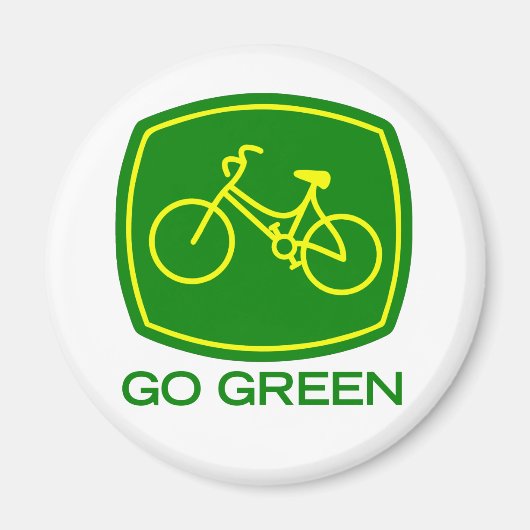 Go Green Magneet (Voorkant)