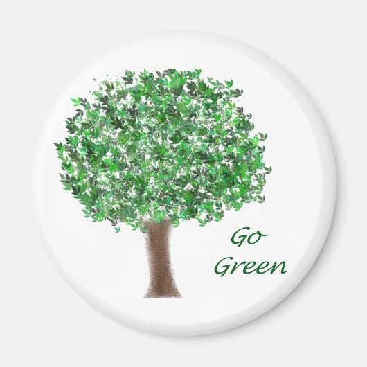Go Green Magnet Magneet (Voorkant)