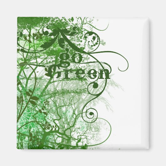 Go Green Magnet Magneet (Voorkant)