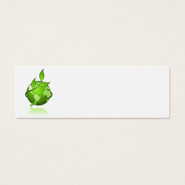 Go Green Mini Visitekaartjes (Voorkant)