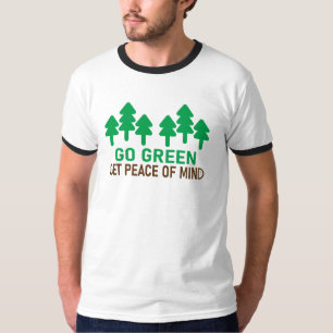 Go Green motivatie ontwerp met offerte. T-shirt