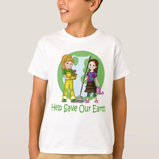 Go Green Pinky en Peanut T-Shirt (Voorkant)