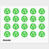 Go Green, Recycle Congress - Stickers (Feuille)