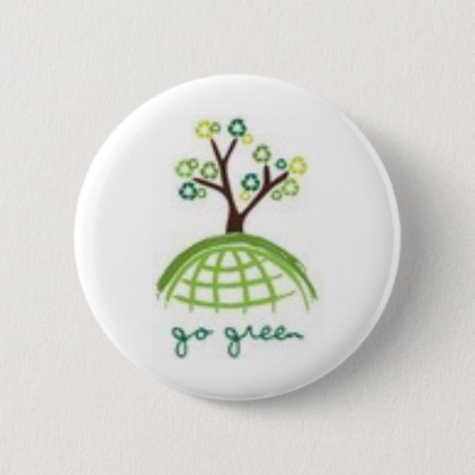 Go-Green Ronde Button 5,7 Cm (Voorkant)