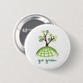 Go-Green Ronde Button 5,7 Cm (Voorkant /achterkant)