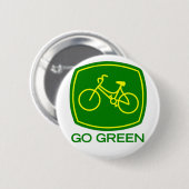 Go Green Ronde Button 5,7 Cm (Voorkant /achterkant)