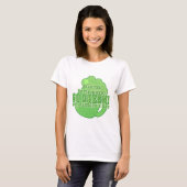 Go Green Saint Patrick Day Slogan T-shirt (Voorkant volledig)