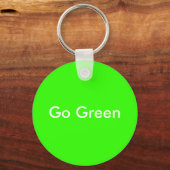 Go Green Sleutelhanger (Voorkant)