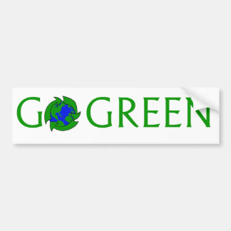 Go Green Sticker