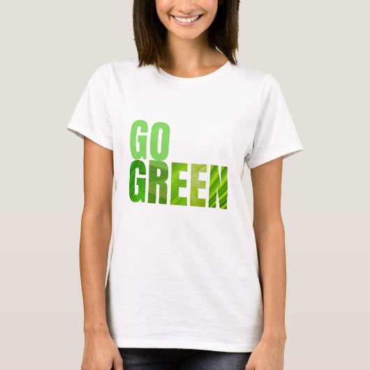 Go Green T-shirt (Voorkant)