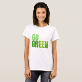 Go Green T-shirt (Voorkant volledig)