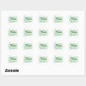 Go Green Word Cloud Sticker (Vel)