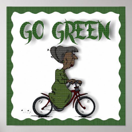 GO Groen -POSTER Poster (Voorkant)