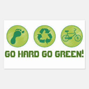 GO Groene sticker