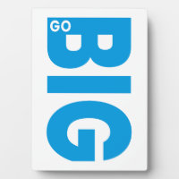 Go Grote Motivatie Quote Blauw