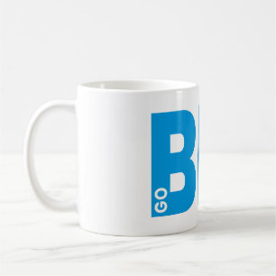 Go Grote Motivatie Quote Blauw Koffiemok