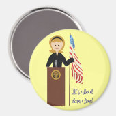Go Hillary Magnet Magneet (Voorkant / Achterkant)