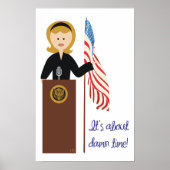 Go Hillary Poster (Devant)