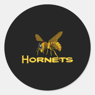 Go Hornets Footbyll Bysketbyll Cheer Danc Ronde Sticker