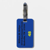 Go Jimmie bagagelabel (Achterkant verticaal)