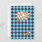 Go Kart Anniversaire Photo Insérer Invitations (Dos)