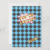 Go Kart Birthday Party Photo Insert Invitations Kaart (Achterkant)