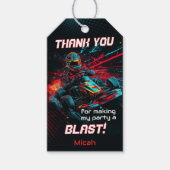 Go Kart Dank u Label, Racing Party gunst Cadeaulabel (Voorkant)