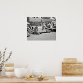 Go Kart Driver, 1937. foto Poster (Keuken)