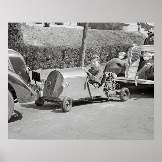 Go Kart Driver, 1937. foto Poster (Voorkant)