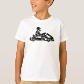 Go-kart Kart Racing Driver Karting Retro Gift T-shirt (Voorkant)