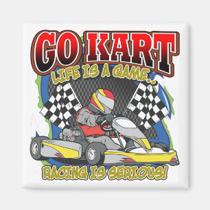 Go Kart Life Magneet