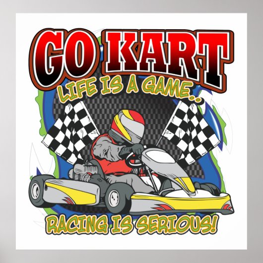 Go Kart Life Poster (Voorkant)