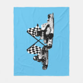 Go Kart Racers Fleece Blanket (Voorkant)