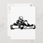 Go Kart Racing Briefkaart (Voorkant / Achterkant)