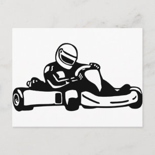 Go Kart Racing Briefkaart