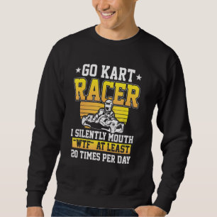 Go Kart Racing Mouth Karting Go Cart Racer Trui