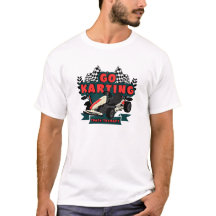Go Kart Racing Shirt.Racing T-shirt, geruit