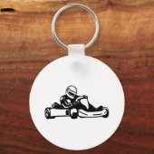 Go Kart Racing Sleutelhanger (Voorkant)